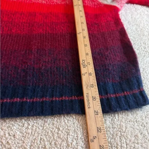 American Eagle Sweater Womens‎ Size XS Ombre Knitted Mock Neck pullover Cropped - Picture 9 of 12